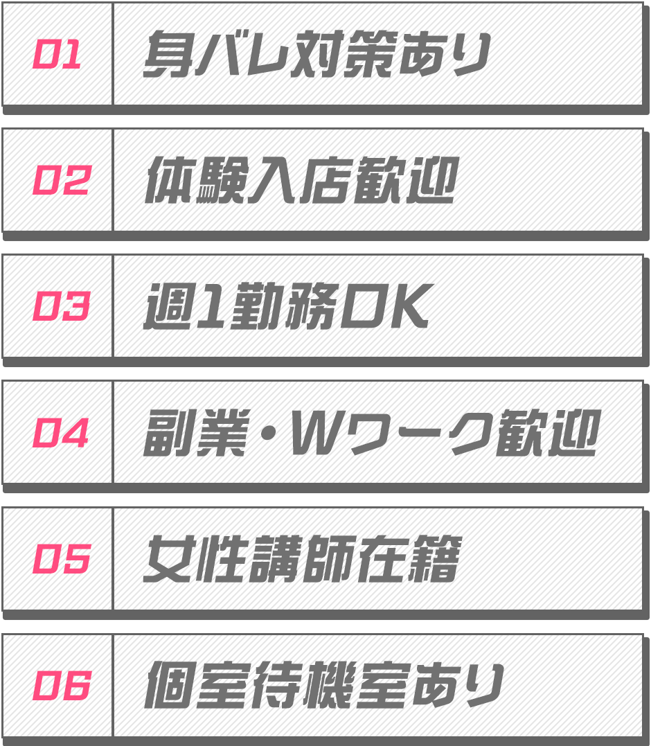身バレ対策あり